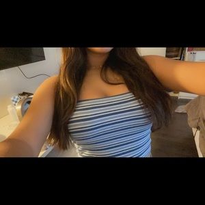 BRANDY MELVILLE - Multi Striped tube top